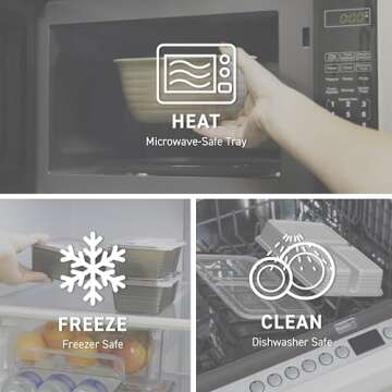 Bentgo Prep 60-Piece Meal Prep Set for Healthy Eating