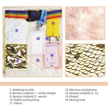 Memory Loss Fidget Blanket for Seniors and Adults