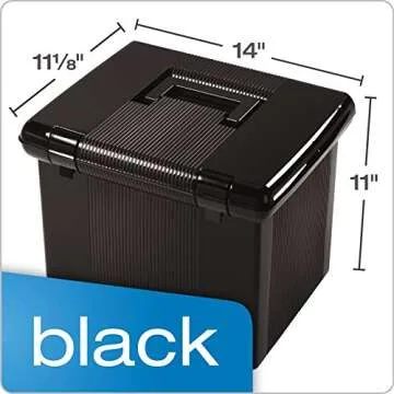 Pendaflex Portable File Box: Durable and Organized