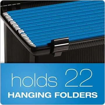 Pendaflex Portable File Box: Durable and Organized
