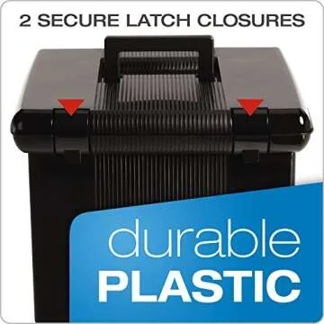 Pendaflex Portable File Box: Durable and Organized