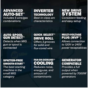 Miller 907614 Millermatic 211 MIG Welder - Portable Performance