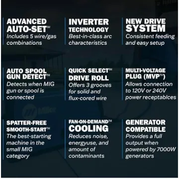 Miller 907614 Millermatic 211 MIG Welder - Portable Performance