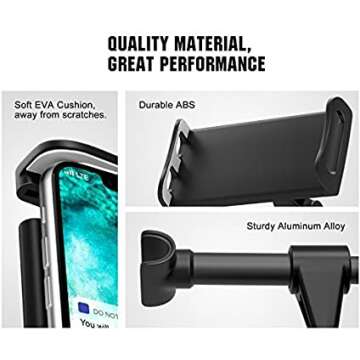 MoKo Headrest Phone Holder - Car Accessory