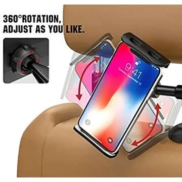 MoKo Headrest Phone Holder - Car Accessory