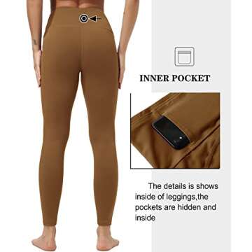 Dragon Fit Compression Yoga Pants with Inner Pockets