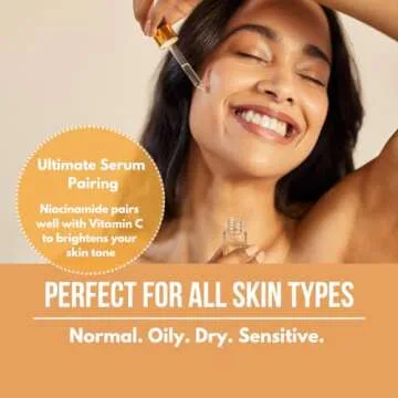 Masque Bar My Ingredients 10% Niacinamide Serum for Face +1% Zinc -Pore Reduction, Glowing Serum for Face, Evens Out Skin Tone, 5.7 pH -Hydrating Serum for All Skin Types -Paraben & Cruelty Free-30ml