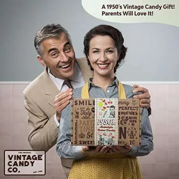 Vintage Candy Co. Retro Candy Gift Box - 1950s Nostalgia