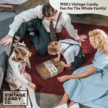 Vintage Candy Co. Retro Candy Gift Box - 1950s Nostalgia