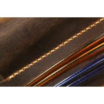 Leather Barber Roll Case for Hair Stylists | Personalized