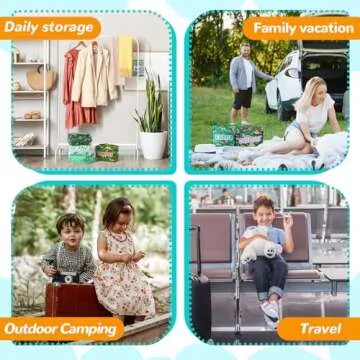 Paterr Dinosaur Packing Cubes for Kids - 7-Piece Set