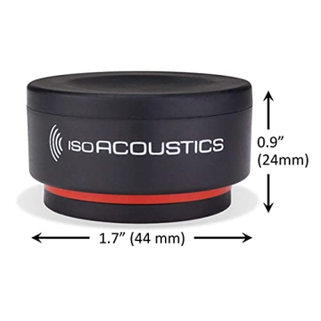 IsoAcoustics ISO-Puck Mini Acoustic Isolators for Clear Sound