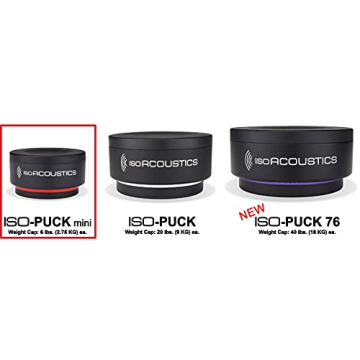 IsoAcoustics ISO-Puck Mini Acoustic Isolators for Clear Sound