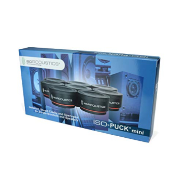 IsoAcoustics ISO-Puck Mini Acoustic Isolators for Clear Sound