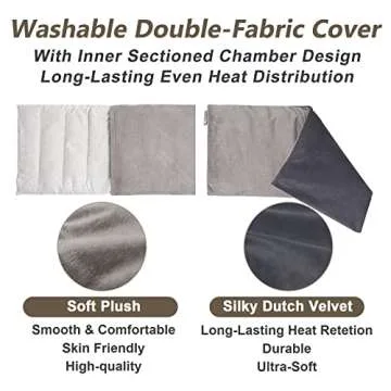 RelaxCoo Microwave Lavender Heating Pad for Pain Relief