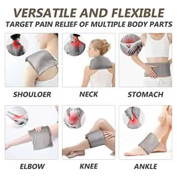 RelaxCoo Microwave Lavender Heating Pad for Pain Relief