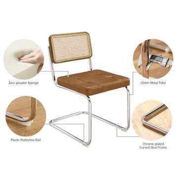 Art Leon Rattan Dining Chairs for Stylish Dining Spaces