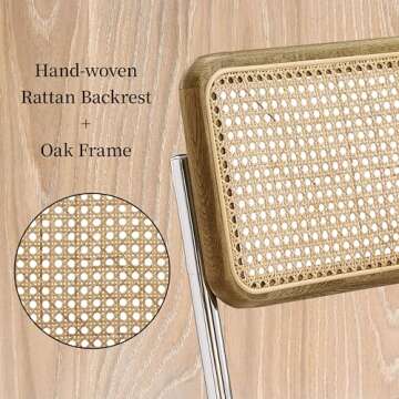 Art Leon Rattan Dining Chairs for Stylish Dining Spaces