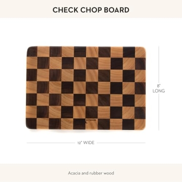 Stylish MACKENZIE-CHILDS Wooden Serving Board for Charcuterie