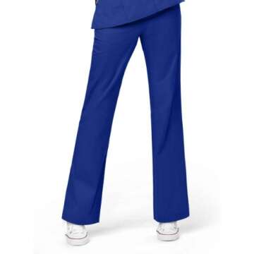 WonderWink Men's Tall The Papa Unisex Seamless Scrub Pant, Galaxy Blue, Medium