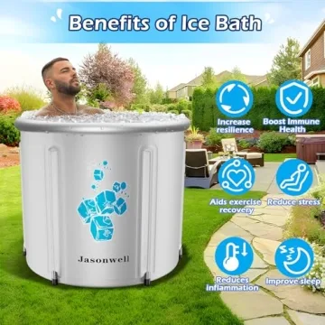 Jasonwell Ice Bath Tub for Athletes Cold Therapy Plunge Pool