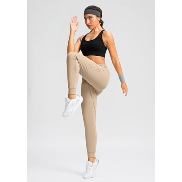 Stylish G Gradual Women’s Joggers with Zipper Pockets