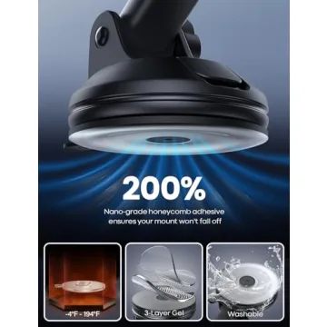 Lamicall Car Phone Holder with 360° Rotation and Suction Cup