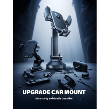 Lamicall Car Phone Holder with 360° Rotation and Suction Cup