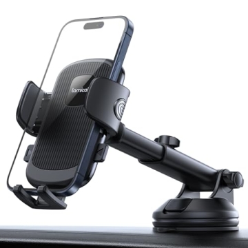 Lamicall Car Phone Holder with 360° Rotation and Suction Cup