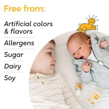 BioGaia Immune Active Baby Probiotic Drops + Vitamin D | for Babies & Toddlers 0-36 Months | Supports Digestive & Immune Health | Allergen, Dairy, Soy & Gluten Free | 50 Day Supply