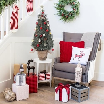 GarveeHome 3ft Pre-Lit Mini Christmas Tree with Lights