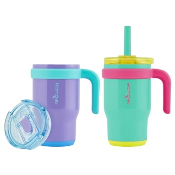 Leakproof Kids Tumblers – REDUCE Coldee 14 oz 2 Pack