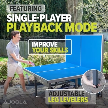 JOOLA Nova Pro Plus Table Tennis Table with Weatherproof Design