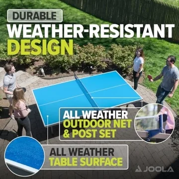 JOOLA Nova Pro Plus Table Tennis Table with Weatherproof Design