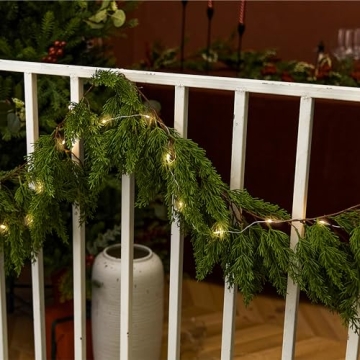 6FT PARTY JOY Realistic Artificial Christmas Garland