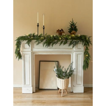 6FT PARTY JOY Realistic Artificial Christmas Garland