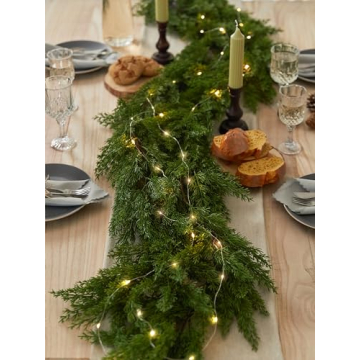 6FT PARTY JOY Realistic Artificial Christmas Garland