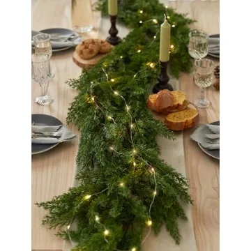 6FT PARTY JOY Realistic Artificial Christmas Garland