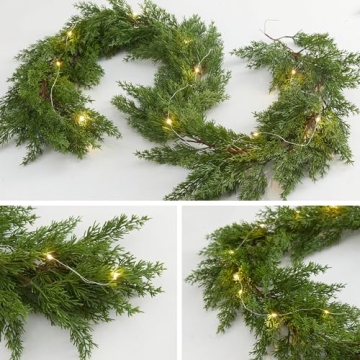 6FT PARTY JOY Realistic Artificial Christmas Garland