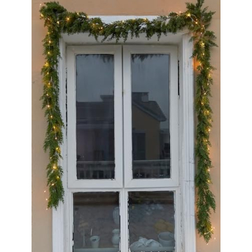 6FT PARTY JOY Realistic Artificial Christmas Garland