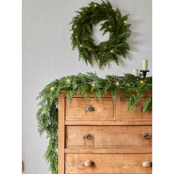 6FT PARTY JOY Realistic Artificial Christmas Garland