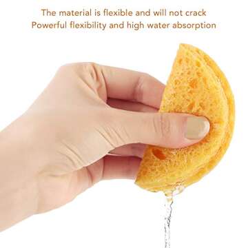 Facial Sponges, Compressed Facial Sponge for Facial Cleansing Facial Deep Cleansing and Exfoliating Facial SPA Massage (40 Count)