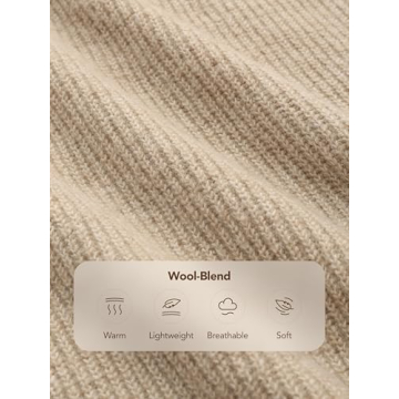 Trendy CIDER Quarter Zip Pullover Women's Chunky Knit Sweater