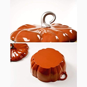 MYYINGBIN Pumpkin Stew Pot - 24cm Cast Iron Casserole
