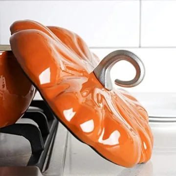 MYYINGBIN Pumpkin Stew Pot - 24cm Cast Iron Casserole