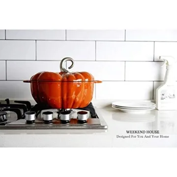 MYYINGBIN Pumpkin Stew Pot - 24cm Cast Iron Casserole