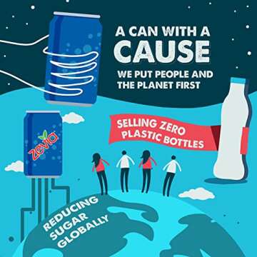 Zevia Organic Sugar Free Iced Tea, Tea Time Variety Pack, 12 Ounce Cans (Pack of 12)