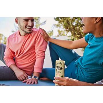 Zevia Organic Sugar Free Iced Tea, Tea Time Variety Pack, 12 Ounce Cans (Pack of 12)