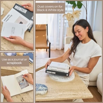 MONCUR HOME Decorative Books Set of 3 for Coffee Table