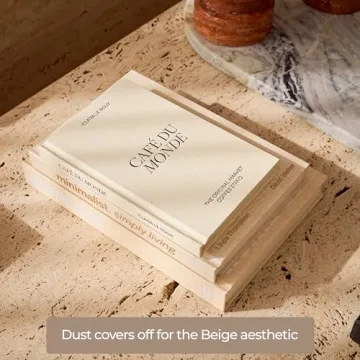 MONCUR HOME Decorative Books Set of 3 for Coffee Table